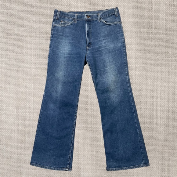 Vtg Levi’s 517 Bootcut Orange Tab Jeans Men’s 38x30 - 70s 80s - Picture 2 of 10